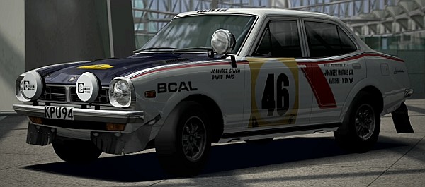Mitsubishi Lancer 1600 GSR Rally Car '74