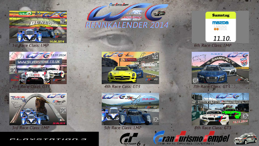 WEC Rennkalender 2014